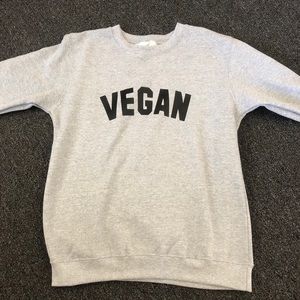 🌱VEGAN Grey Sweatshirt🌱